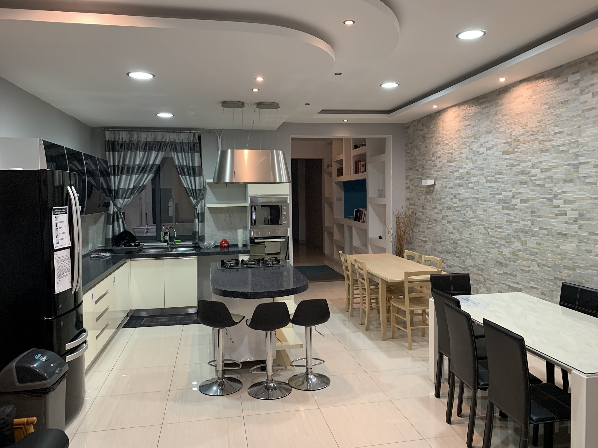 A kitchen at one of our shared student residences in BELS Gozo